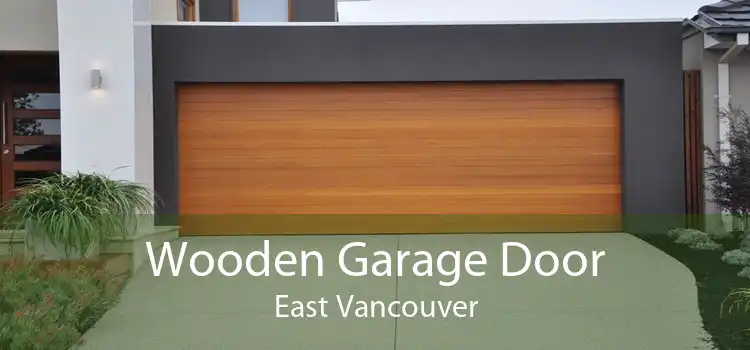 Wooden Garage Door East Vancouver