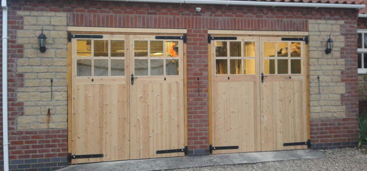 Side Hinged Wooden Garage Doors East Vancouver
