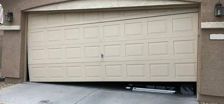 garage-door-bent-off-track-repair in East Vancouver