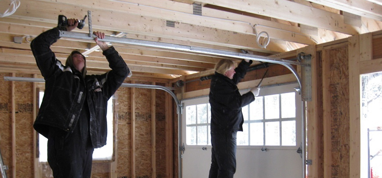 overhead garage door installation in East Vancouver